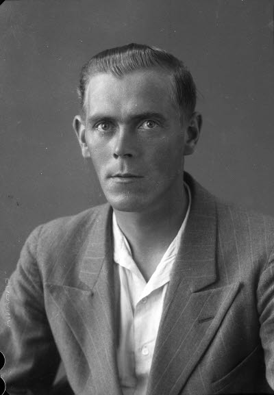 Porträtt av en herre. Ateljefoto.