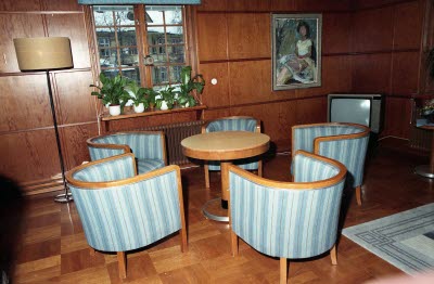 Möbler på Bolagshotellet.