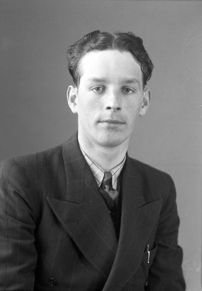 Porträtt av en herre. Ateljefoto.