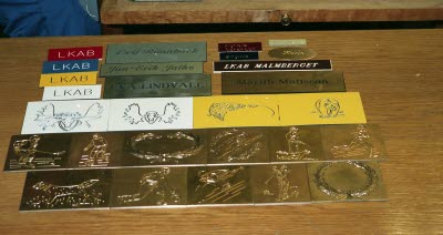 Skyltverkstan. Skyltar.