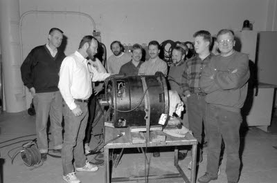 Utbildning elsystem på bison lastmaskin.