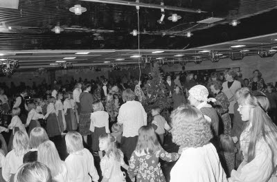 Folkets hus Malmberget Nordan. Barnfesten 1993-01-16.