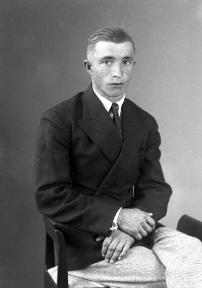 Porträtt av en herre. Ateljefoto.