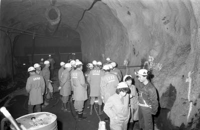 Malmberget. Presidio möte för gruvmästare från hela världen.