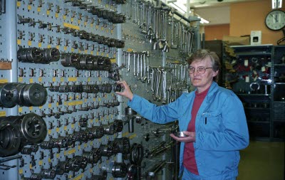 Mekaniskaverkstan. Maj-Britt Larsson.