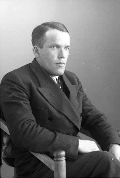 Porträtt av en herre.