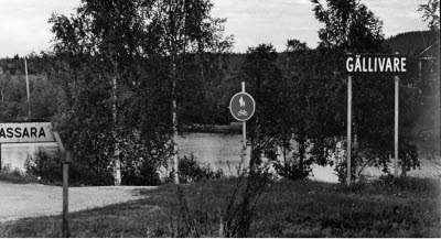 Kulturstigen, Gällivare, gång- och cykelväg. Vassara älv.