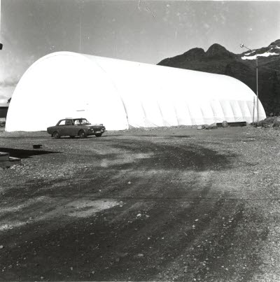 Ritsem. Förrådstält; lagertält; materialförvaring?