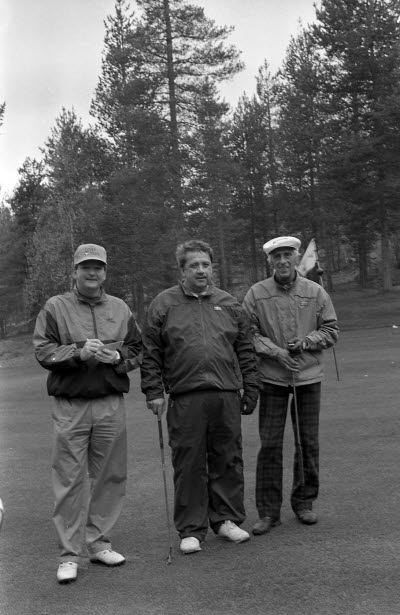 Dundret Banan. LKAB-mästerskap i golf 1992-09-19.
