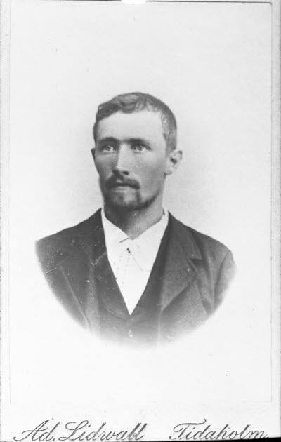 Porträtt av en herre. Ateljefoto.