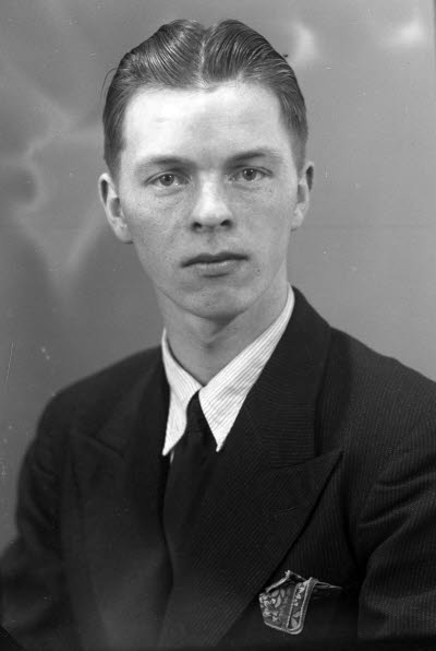 Porträtt av en herre. Ateljefoto.