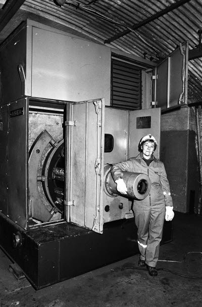 Schaktmotor haveri 1993-01-15. Catrine Smedman.