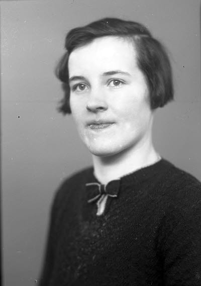 Porträtt av en dam-