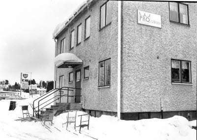 PRO-gården; PRO-lokal, Gällivare. Pensionärernas Riksorganisation.