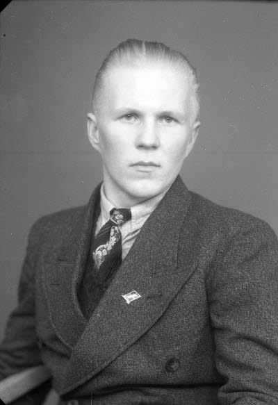 Porträtt av en herre. Ateljefoto.