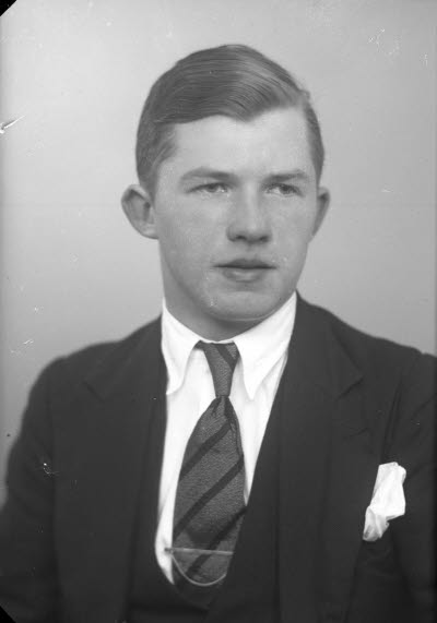 Porträtt av en herre.