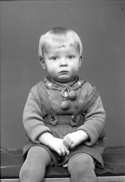 Porträtt av ett barn.