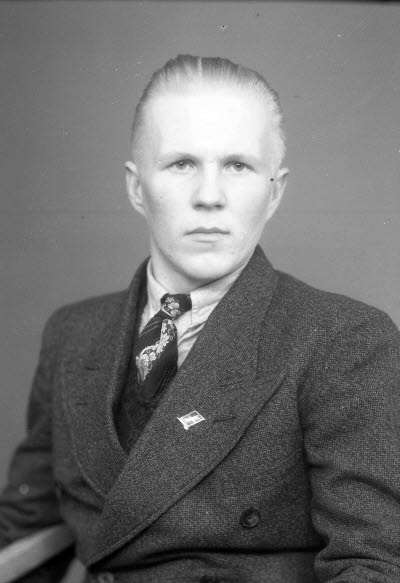 Porträtt av en herre. Ateljefoto.