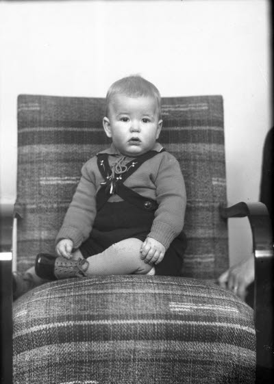 Porträtt av ett barn.