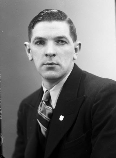 Porträtt av en herre. Ateljefoto.