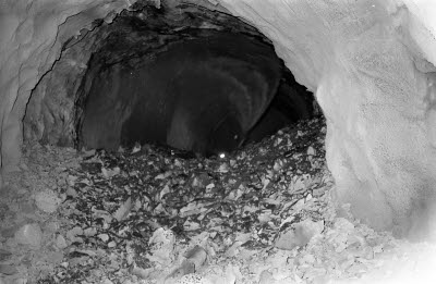 Natten mot den 9 mars 1993. Genomslag i snedbana 600-815 m nivån,730 m.avv.