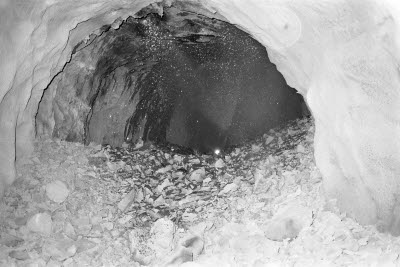 Natten mot den 9 mars 1993. Genomslag i snedbana 600-815 m nivån,730 m.avv.