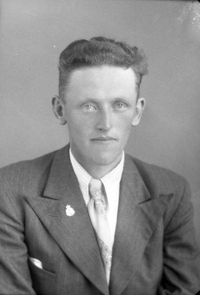 Porträtt av en herre. Ateljefoto.