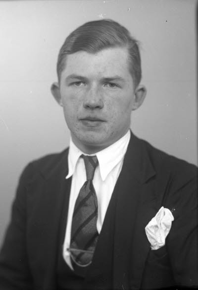 Porträtt av en herre.