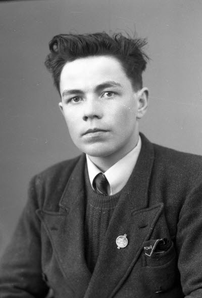 Porträtt av en herre. Ateljefoto.