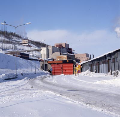 LKAB industriområde.