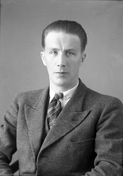 Porträtt av en herre. Ateljefoto.