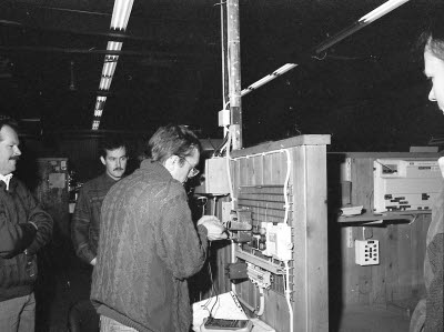 Utbildning för elektriker på AMU.