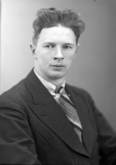 Porträtt av en herre. Ateljefoto.