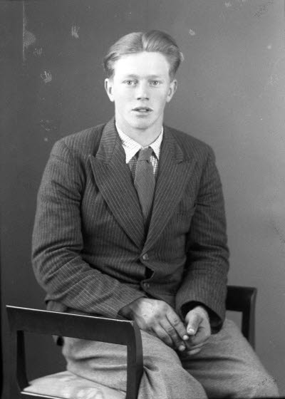 Porträtt av en herre. Ateljefoto.