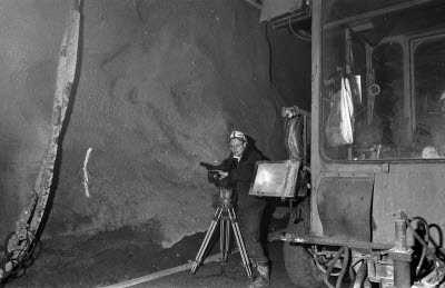 Fordon och personal under jord