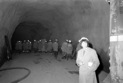 Malmberget. Presidio möte för gruvmästare från hela världen.