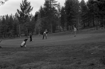 Dundret Banan. LKAB-mästerskap i golf 1992-09-19.