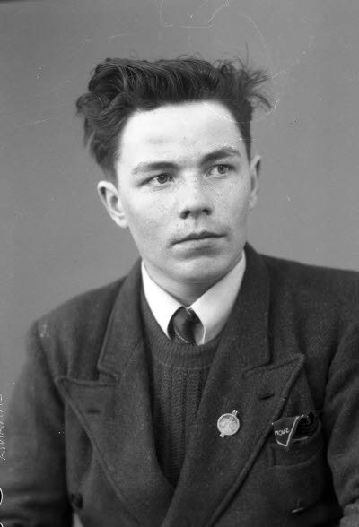 Porträtt av en herre. Ateljefoto.