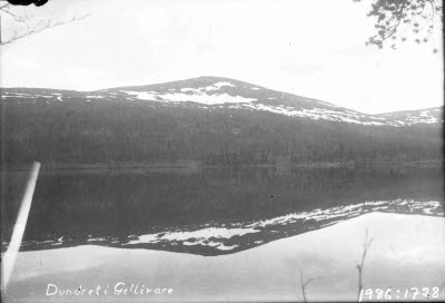 Vassarasjön med Dundret i bakgrunden.