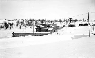 Kaptensschaktet; Kaptensspelet; Centralschaktet; Selettippen i bakgrunden.