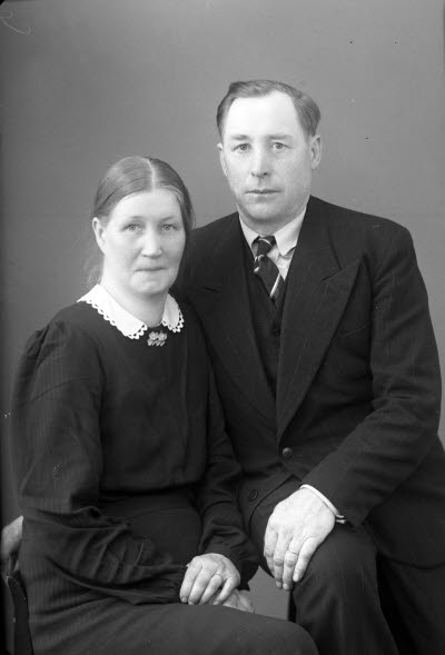 Porträtt av ett par.