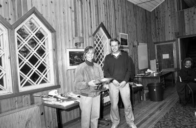 LKAB-mästerskap i golf 1992-09-19. Prisutdelning.