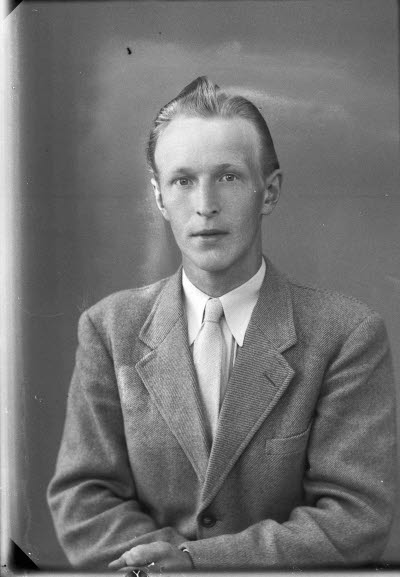 Porträtt av en herre.