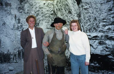 Gruvmuseet. Anette Nilsson Springare och Nina Eriksson.