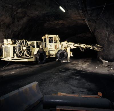 Gruva Under jord. Skrotning.