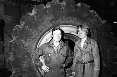 Schaktmotor haveri 1993-01-15. Bengt och Catrine Smedman.