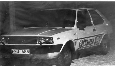 Tjänstebil Norrbottens Kuriren.