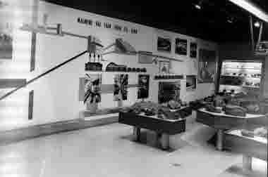 Gruvmuseet; LKAB Gruvmuseum, Malmberget. Malm; stenar; mineraler.