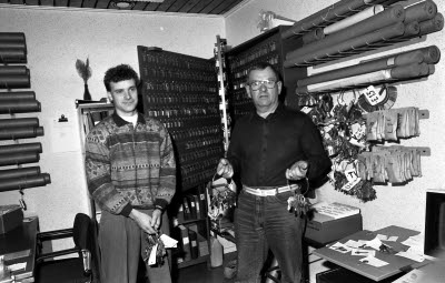 Nyckelservice; Alf Apelqvist och ? Dynesius 1994-09-22.