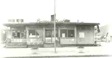 Gamla busstationen, Gällivare; Busscentral. Kiosk.